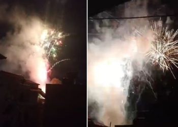 Kushtetuesja e rikthen në detyrë, mbështetësit e Veliajt festojnë me fishekzjarrë afër burgut të Durrësit. Votimi i Kushtetueses nxit një festim me fishekzjarrë në zonën e Durrësit të Ri, pranë instituciones penale.