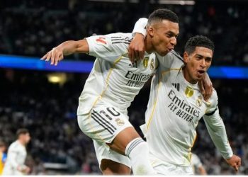 Kylian Mbappe arrin të shënojë në pesë ndeshje radhazi në La Liga.