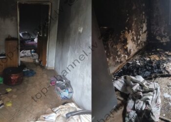 Lezhë/ Zjarri shkrumboi banesën, goditet pjesa e dhomave të gjumit. Fqinjët e njoftuan për flakët.