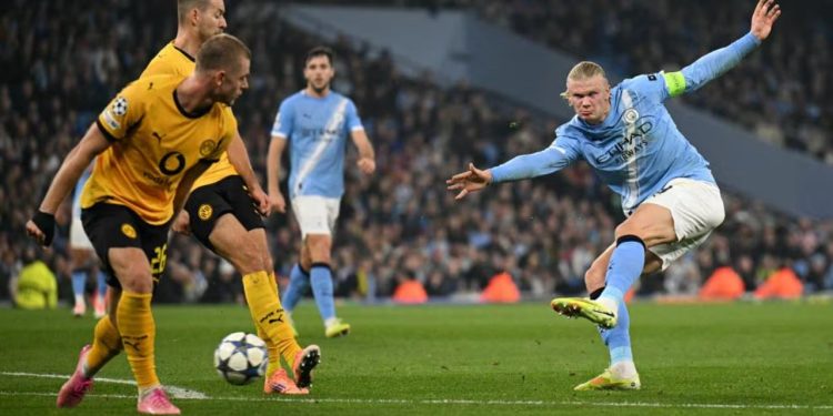 Man. City vazhdon serinë e sukseseve, “qytetarët” (dominojnë) ndaj Dortmundit, ndërsa Atalanta e Gjimshitit arrin një fitore të rëndësishme.