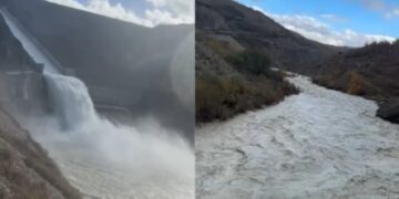 Moti i rëndë sjell përmbytje, prurjet nga Devolli detyrojnë aktivizimin e portës emergjente në Moglicë.