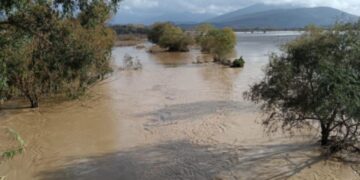 “Pas 40 vitesh, ky fenomen ndodh sërish”/ Saranda përballet me reshje intensive, mijëra hektarë ende nën ujë