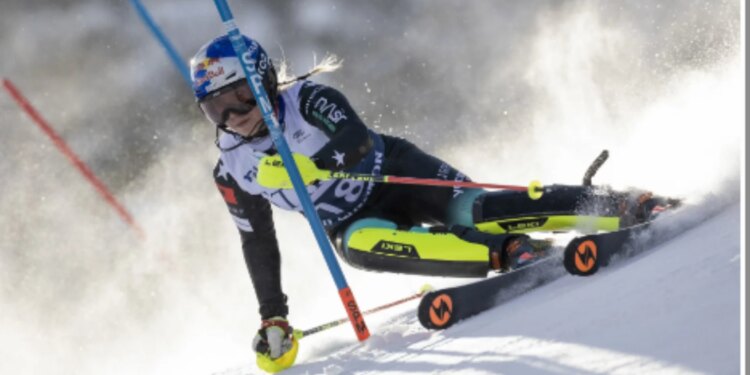 Ski Alpine: Lara Colturi përfundon e 7-ta në zbritjen e parë të Slalomit Gjigand, duke lënë pas kampionet Shiffrin dhe Goggia.