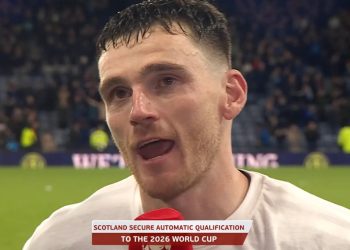 Skocia siguron një kualifikim historik në Botëror, ndërsa Robertson emocionohet deri në lot duke kujtuar Diogo Jotën: Të dy e kishim ëndërruar këtë çast.