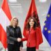 Spiropali priti në Tiranë homologen austriake: Mbështetje thelbësore për integrimin evropian, BE si mundësi historike për Shqipërinë.