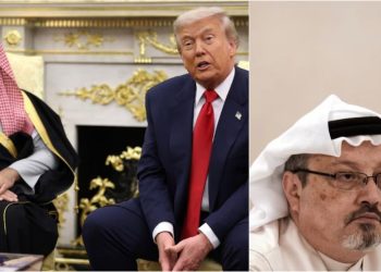 Takimi me princin e Arabisë Saudite: Trump bëri të ditur se nuk do të komentonte vrasjen e Khashoggit, duke e cilësuar çështje shumë delikate dhe të papërshtatshme për të turpëruar mysafirin.