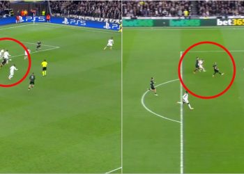 Video/ Qendërmbrojtësi i Tottenhamit impresionon me supergol, duke përshkruar 75 metra në vetëm 12 sekonda në Champions, lë duke u mbetur të gjithëve “gojë hapur”.