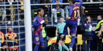 Barcelona vazhdon me fitoret, në përballje me Villarrealin rrit distancën nga Real Madrid.