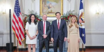 Bushati bisedon me sekretarin e SHBA-së, Marco Rubio: Shqipëria përfaqëson një sukses të diplomacisë amerikane