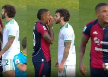 Cagliari-Roma, tensioni kulminoi në përfundim, përplasje mes lojtarëve të dy ekipeve.