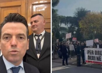 “Çfarë e shkaktoi reagimin tuaj? A është Kryetari i paprekshëm? Agron Shehaj përballet me Peleshin dhe Gardën, përpiqet të hyjë në mbledhjen e Këshillit të Mandateve.”