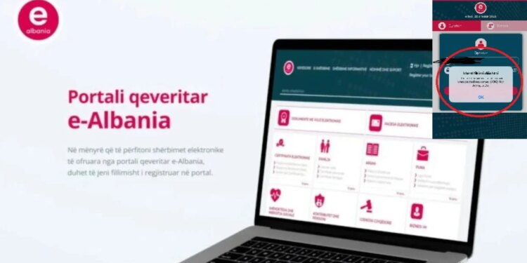 E-Albania vazhdon të jetë kryesisht jashtë funksionit, duke shkaktuar vështirësi për qytetarët dhe bizneset në marrjen e shërbimeve të domosdoshme.