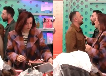 “Është e pamundur t’i flasësh me zë të lartë një vajze”/ Pjesëtarë të familjes në tension të lartë, ndodhin përplasje fizike mes Angelos dhe Senos: Hesht!