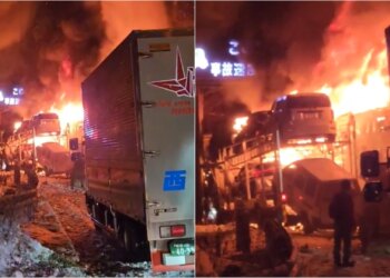 Flakët përfshijnë autostradën në Japoni pas një aksidenti me 50 makina, një viktimë në ngjarje.