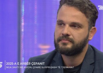 Ftesë në 5/ Arbër Çepani i emotionuar: Ky është mësimi që m’u ofrua nga viti 2025.