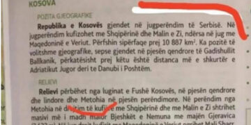 Skandali me librin e Gjeografisë për klasën e VII-ta, Kosova quhet “Metohi”