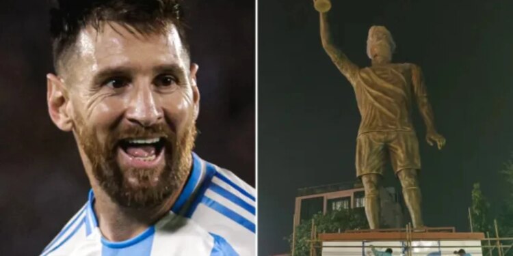 Lionel Messi fillon "GOAT Tour" në Indi, ku ylli argjentinas do të publikohet një statujë madhështore me lartësi 21 metra në Kalkutë.