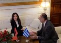 Ministrja Spiropali zhvillon një bisedë me homologun grek/ Temat e diskutimit përfshijnë ligjin e luftës dhe çështjen e detit