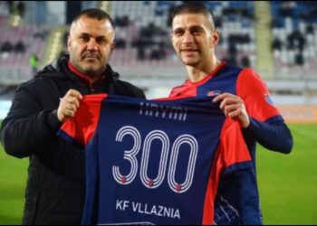 Në 300 ndeshjet e tij me Vllazninë, klubi shkodran i dedikon një njohje të veçantë Ardit Krymit.