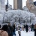 Nju Jorku mbulohet nga dëbora, pamje dhe video nga Central Park.