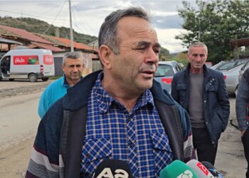 Pronari i bizneseve në Patos protestojnë pas ndërprerjeve të energjisë elektrike, duke akuzuar ‘Albpetrol’ për falimentim