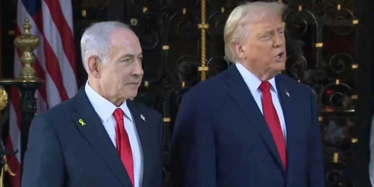 Takimi i gjashtë mes Trump dhe Netanyahut për vitin 2025, kryeministri izraelit arrin në rezidencën e presidentit në Florida.