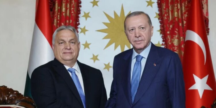 Takimi mes Orbanit dhe Erdoganit: Presidenti hungarez thekson se Turqia është garant i furnizimit të Hungarisë me gaz rus.