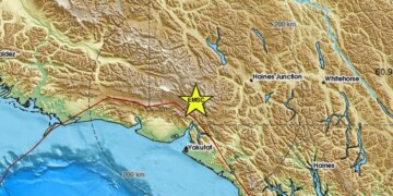 Tërmet i fuqishëm ndodh në Kanada, me një magnitudë prej 6.8 ballë në shkallën Rihter.