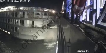 VIDEO/ Aksidenti mes anijeve turistike në lumin Nil, TCH ofron pamjet e ngjarjes së rëndë