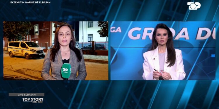 Vrasja e biznesmenit në Elbasan, gazetarja e “Top Story”: Një person i dyshuar u pa në rrugën e Kombit duke…