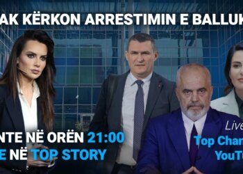 Zhvillimet e fundit në programacionin e Top Channel: Sonte në ora 21:00 "Top Story" transmetohet live, ndërsa mund të ndiqni "Goca & Gra".
