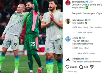 ‘Tani mund të shijosh DonnaKebabRumma’/ Haaland dhe portieri italian, komedi me ‘provën e peshores’