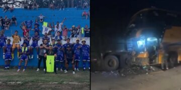 Aksident i rëndë, autobusi i skuadrës së futbollit përplaset me një kamion, trajneri në gjendje kritike, ndihmësi i tij humb jetën...