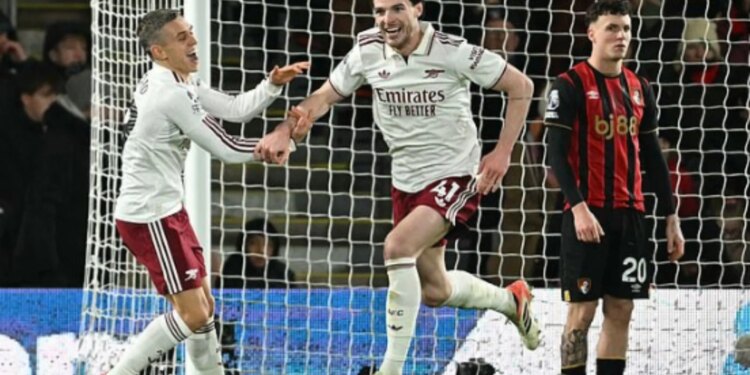 Arsenal fiton ndaj Bournemouth në Premier League, me Declan Rice që realizon dy gola.