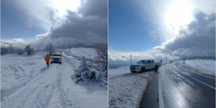 Bora “përfshin” Elbasanin/ Ndërpritet energjia elektrike në disa zona të Gramshit, disa fshatra mbeten të bllokuar