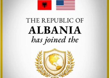 Bordi i Paqes, pranon Shqipërinë si një nga anëtarët e parë të organizatës ndërkombëtare në zhvillim.