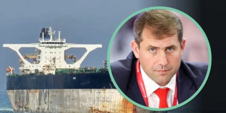 Cisterna ruse me naftë e sekuestruar nga Shtetet e Bashkuara në Atlantikun e Veriut, e lidhur me një oligark moldav.