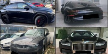 FOTOT/ Lexus, Lamborghini, Porsche, automjetet luksoze të sekuestruara nga Agjencia e Pasurive të Sekuestruara