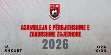 FSHF njofton mbajtjen e Asamblesë së Përgjithshme Zgjedhore më 16 shkurt, sipas vendimit të Komitetit Ekzekutiv.