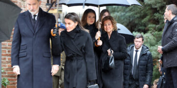 Familja mbretërore spanjolle u morr me ceremoninë e lamtumirës për Princeshën Irène në Madrid.