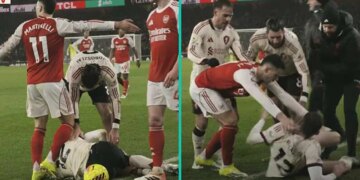 Gery Neville kritikon ashpër lojtarin e Arsenalit për gjestin në fund të ndeshjes: "I keq, nuk mund ta bësh atë."