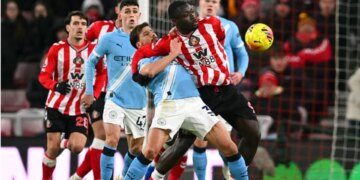 Granit Xhaka, figurë udhëheqëse në fushë, Sunderland ndalon Manchester City-n në Premier League