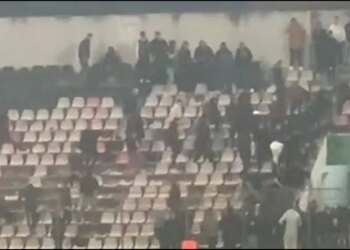 Kategoria Superiore/Ngjarje të dhunshme në 'Elbasan Arena', konfrontime mes tifozëve dhe forcave të policisë gjatë ndeshjes Elbasani-Flamurtari.
