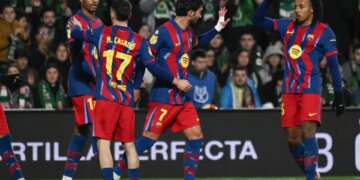 Kupa e Mbretit: Barcelona përballë Racing Santander, arrin të sigurojë kalimin në çerekfinale pas një ndeshjeje të vështirë.