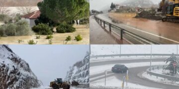 LIVE: Shiu dhe dëbora mbulon Shqipërinë! Vjosa arrin rreth 9 metra, përmbytje në Vlorë dhe Fier. Ministria e Mbrojtjes njofton për 6 qarqe me shqetësime.