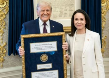 Machado e tejkalon çmimin Trump, Komiteti i Nobelit reagon: Çmimet nuk mund të transferohen.