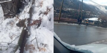 Mot i keq shkakton dëmtime në rrjetin elektrik të qarkut Elbasan, disa fshatra mbesin pa energji elektrike.