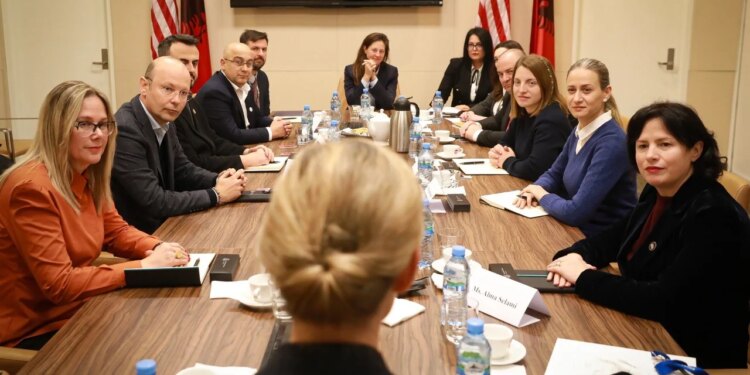 Nancy VanHorn zhvillon takim me deputetët e rinj të PS dhe PD: Rrisim bashkëpunimin mes SHBA dhe Shqipërisë.