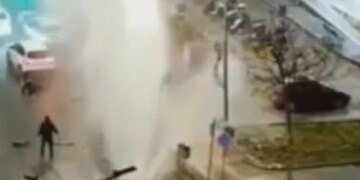 Pamje alarmuese nga Selaniku, shpërthen tubi i ujit në qytet, disa të lënduar