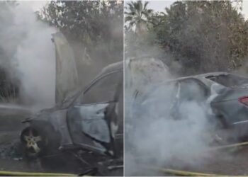 Panik në Tiranë, automjeti zjarri në lëvizje, asnjë raport për të lënduar.